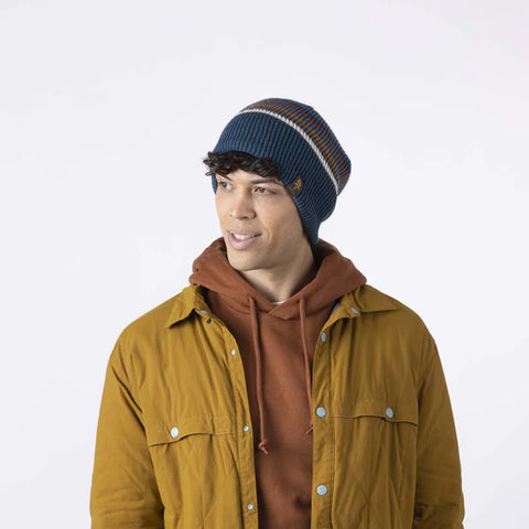 Pistil Grover Beanie in Blue & Pewter