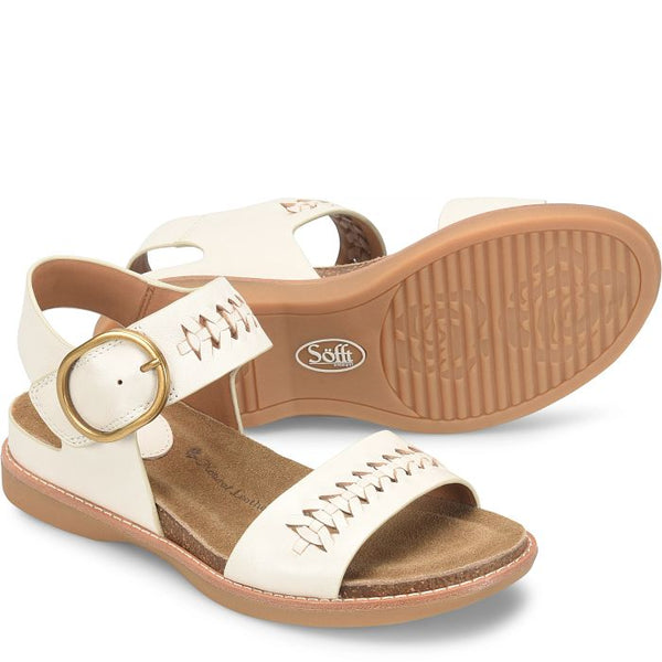 Sofft Bali II Sandal in Off White