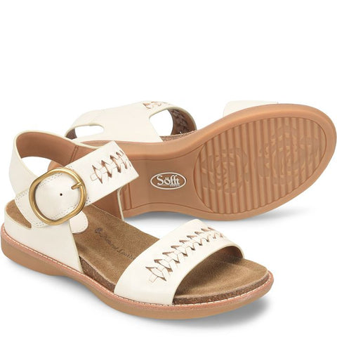 Sofft Bali II Sandal in Off White