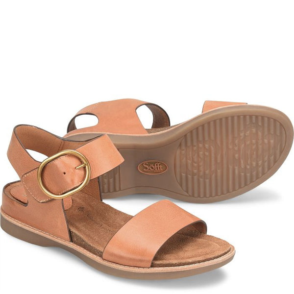 Sofft Bali Sandal in Cocoa Brown, Luggage & Anthracite/Silver