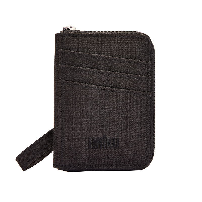 Haiku Sprout Wallet in Rustic Clay, Rosewood, Black in Bloom& Vineyard Purple