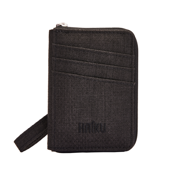 Haiku Sprout Wallet in Rustic Clay, Rosewood, Black in Bloom& Vineyard Purple