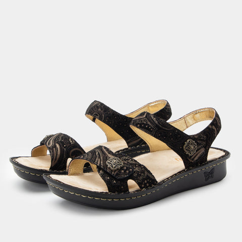 Alegria Vienna Sandal in Swirling Bronze
