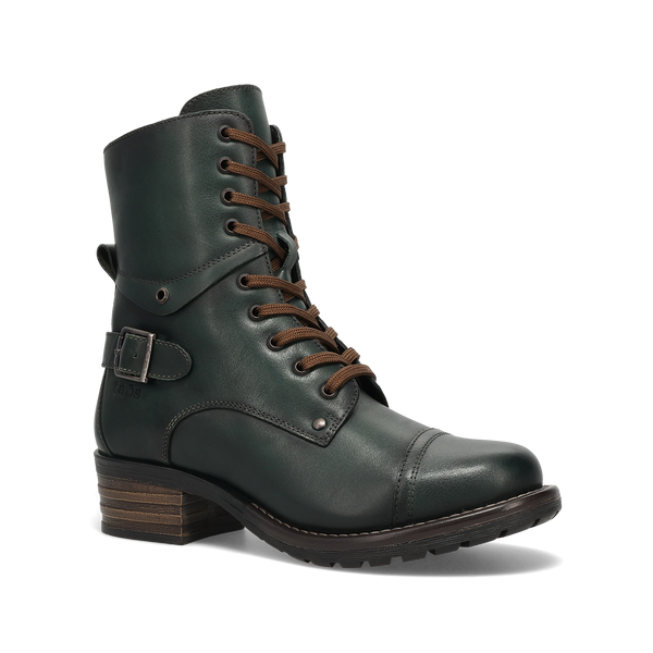 Taos Crave Leather Boot Available in Deep Teal Green, Wine & Charcoal Ruff Out