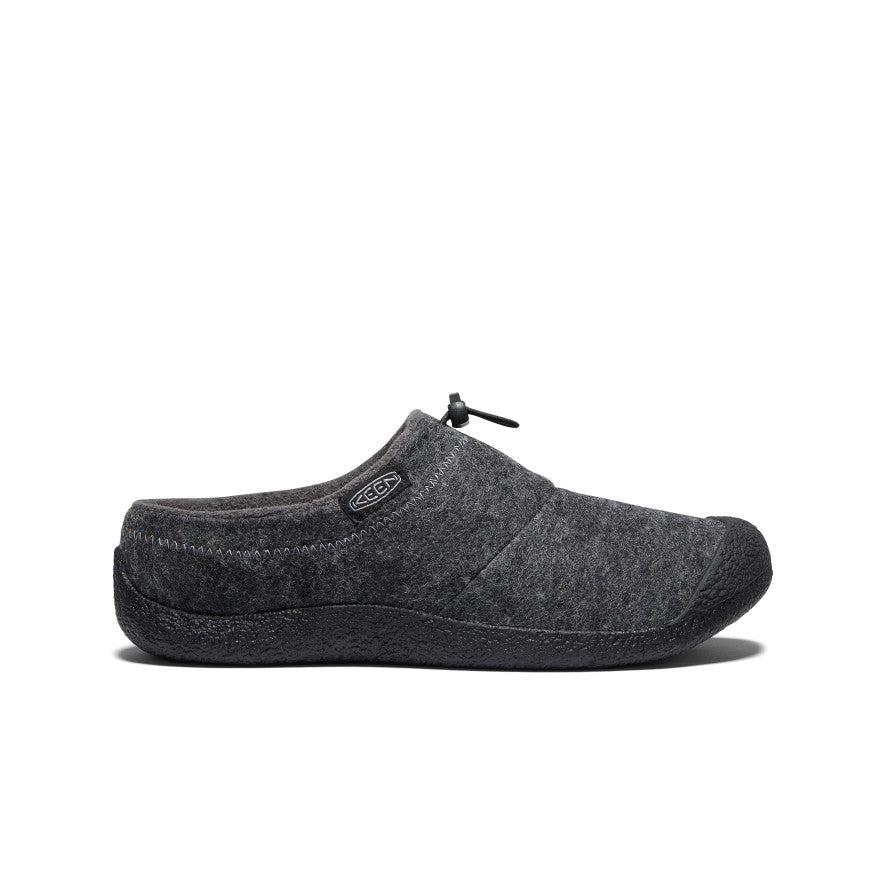 Keen Men's Howser III Slide in Charcoal, Magnet/Alloy & Black/Black Recycled