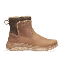 Merrell Women's Encore Ice 5 Mid Zip Boot in Hazel & Bracken
