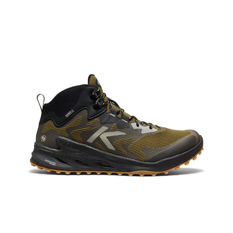 Keen Men's Zionic NXT Waterproof Hiking Boot in Dark Olive