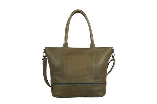 Keaan Emilia Crossbody Bag in Black & Olive