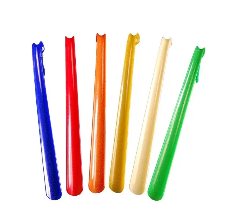Moneysworth & Best 18 Inch Plastic Shoe Horn with Hook