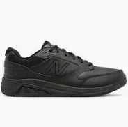Men's 928v3 Walking Shoe in Black & Brown Available in Wide Widths