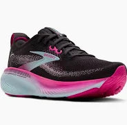 Brooks Adrenaline GTS 25 GTX Women's Running Shoe in Grey/BlackenedPearl/Coral & Black/Pink/IcedAqual