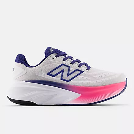 Women's Fresh Foam X More v6 Running Shoe in Black & Refection w/Blue Oyster & Pink Heat
