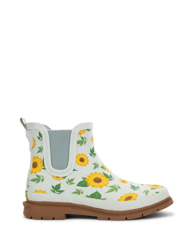 Chooka Sunflower Check Chelsea Rain Boot