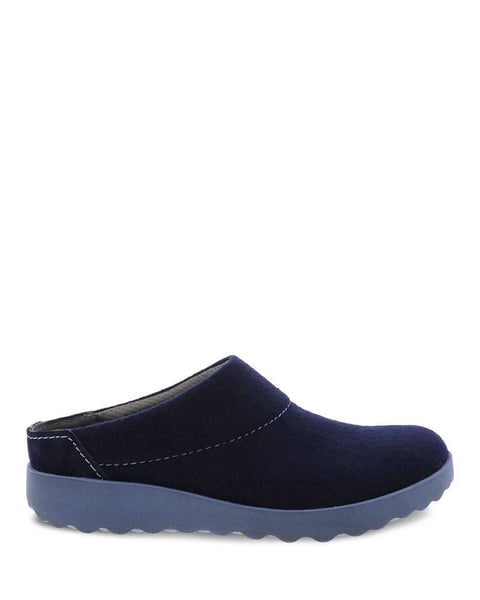Dansko Lucie Mule in Navy, Orange, Blue & Charcoal