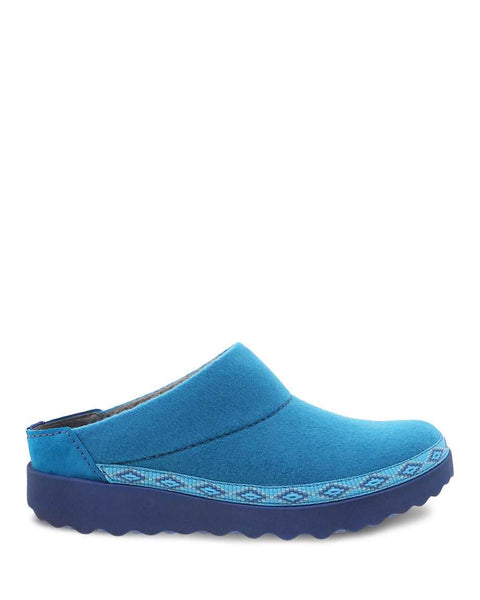 Dansko Lucie Mule in Navy, Orange, Blue & Charcoal