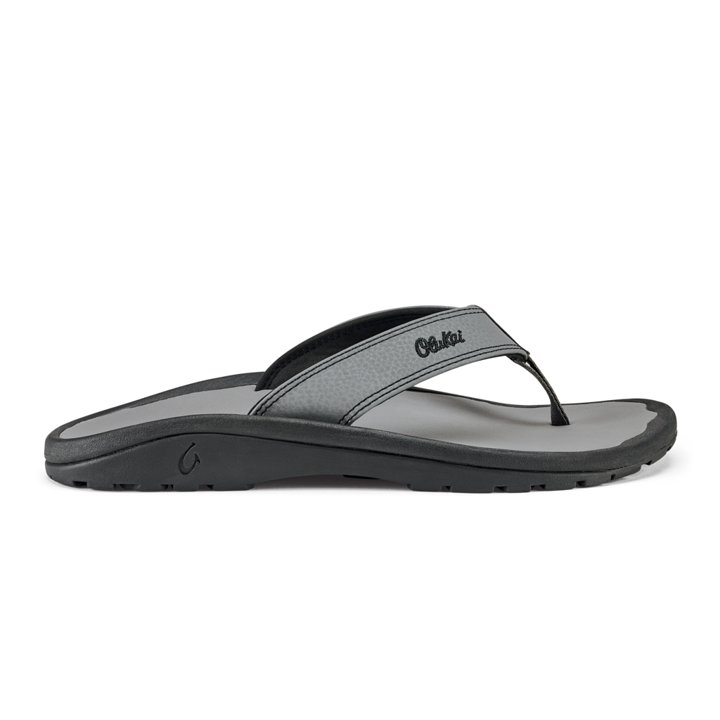 Olukai Men's Ohana Sandal in Dark Java, Stone, Black & Banyan