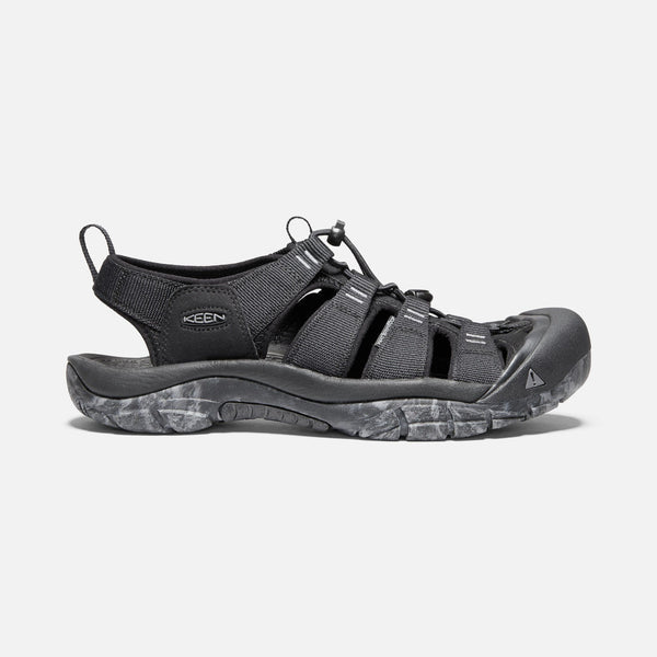 Keen Men's Newport H2 Hiking Sandal in Grey & Black