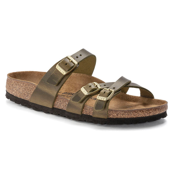 Birkenstock Franca Oiled Leather in Navy, Dusty Blue & Olive