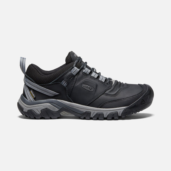 Keen Men's Ridge Flex Waterproof Shoe in Timberwolf Brown & Black