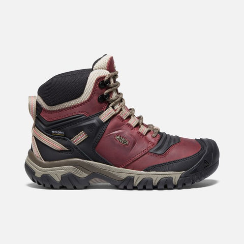 Keen Women's Ridge Flex Waterproof Boot in Rhubarb & Timberwolf