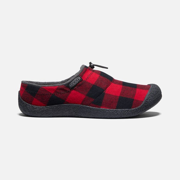 Keen Men's Howser III Slide in Charcoal, Black & Red Plaid, Navy Plaid & Dark Olive Plaid