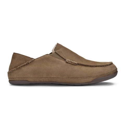 Olukai Men’s Kipuka Hulu Nubuck Leather Slippers