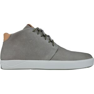 Olukai Men’s Nana Hele Chukka Boots in Dark Wood & Grey