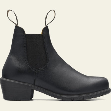 Blundstone 1671 Black Leather Heeled Boot