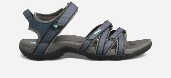 Teva Women's Tirra Sandal in Silver Pine, Bering Sea & Black