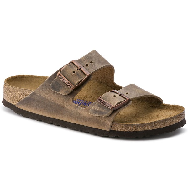 Birkenstock Arizona Soft Foot Bed in Red, Jade, Blue, Habana, Iron & Tobacco Oiled Leather - Some available in Narrow Widths