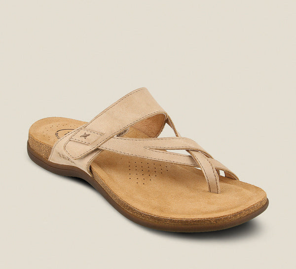 Taos Perfect Lightweight Sandal in Bruschetta, Steel & Tan