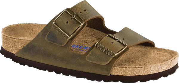 Birkenstock Arizona Soft Foot Bed in Red, Jade, Blue, Habana, Iron & Tobacco Oiled Leather - Some available in Narrow Widths