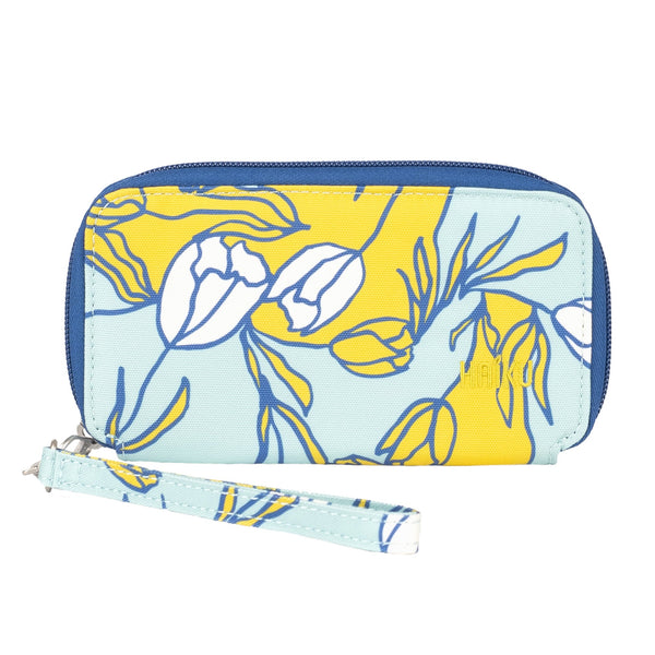 Haiku Intrepid RFID Wallet in Blue,  Blackberry, Sapphire, Tulip, Honeycomb, Forest, Gray Poplar & Black