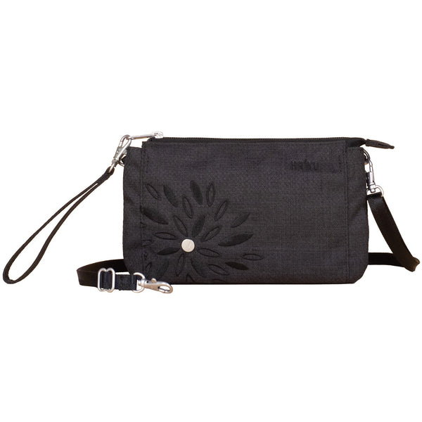 Haiku Stride Wristlet in Geo Tulip, Blue, Tulip Print, Honeycomb, Sapphire, Berry & Black