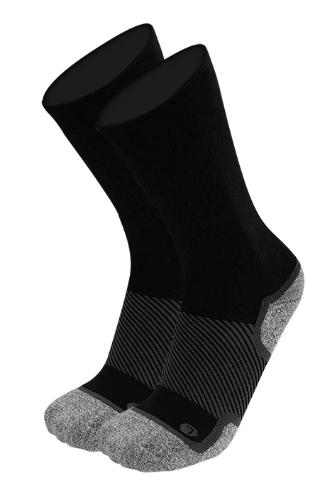 OS 1st WP4 Wellness Crew Socks in Black & White