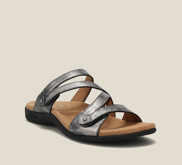 Taos Double U in White, Teal & Pewter