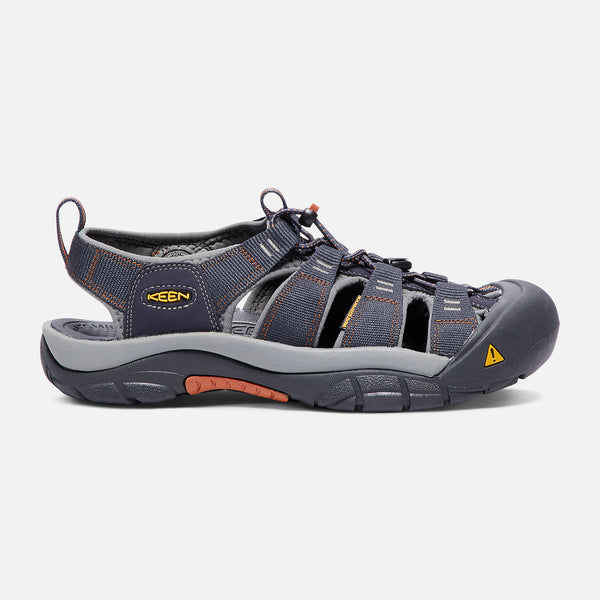 Keen Men's Newport H2 Hiking Sandal in Grey & Black