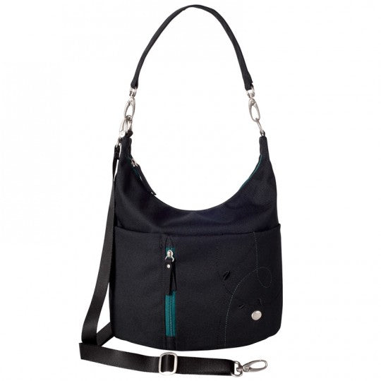 Haiku Ascend Hobo Bag in Black, Gray & Midnight