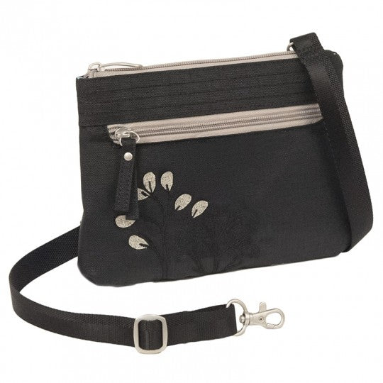 Haiku Impulse Crossbody Travel Bag in Gray & Shale