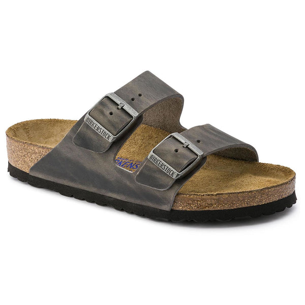 Birkenstock Arizona Soft Foot Bed in Red, Jade, Blue, Habana, Iron & Tobacco Oiled Leather - Some available in Narrow Widths